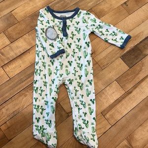 Viscose Bamboo MudPie 3-6 cactus footie